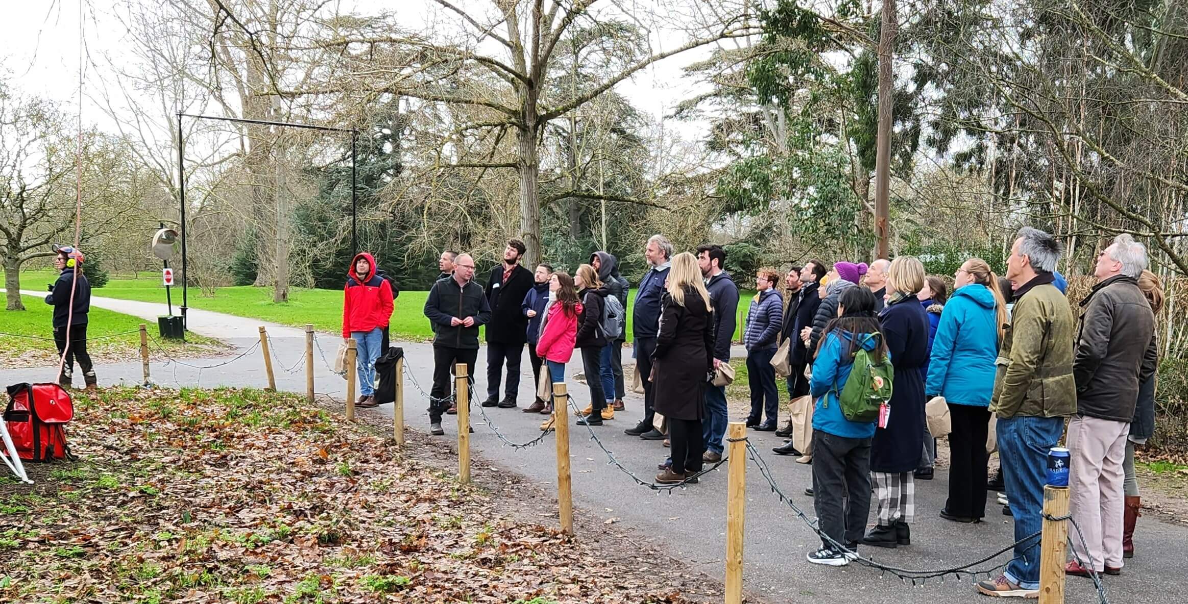 group of people outside